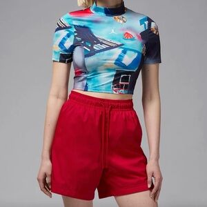Women’s Jordan Printed Crop Top - Sizes Vary